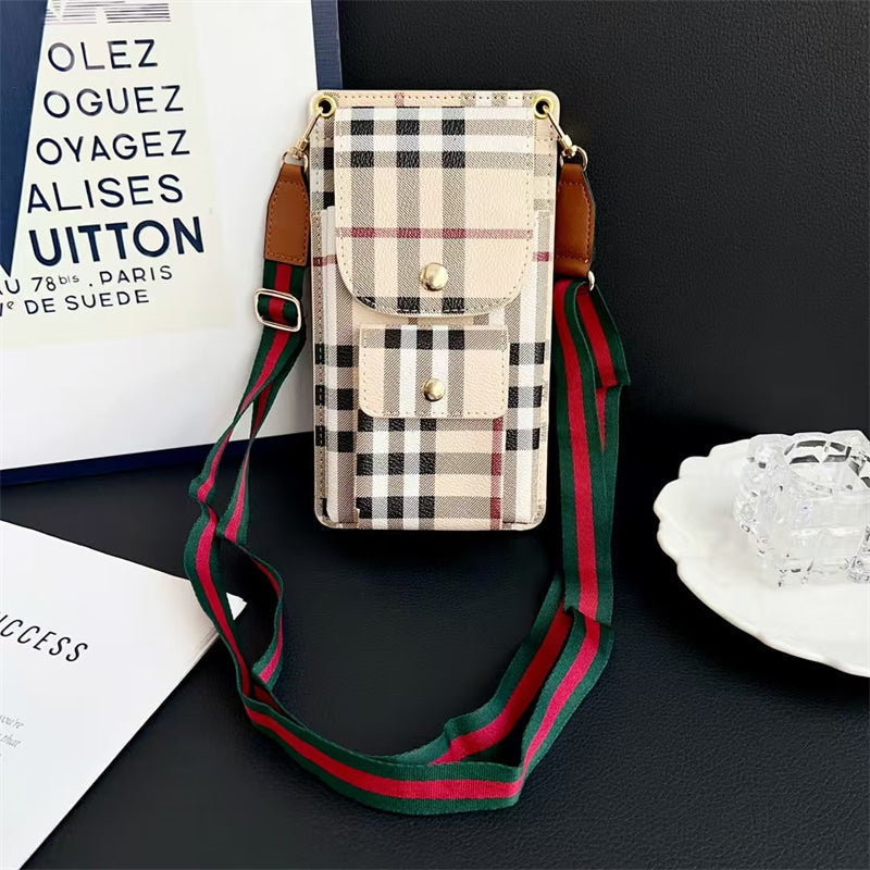 Luxury Louis Vuitton Monogram Multi-Pocket Crossbody Phone Bag