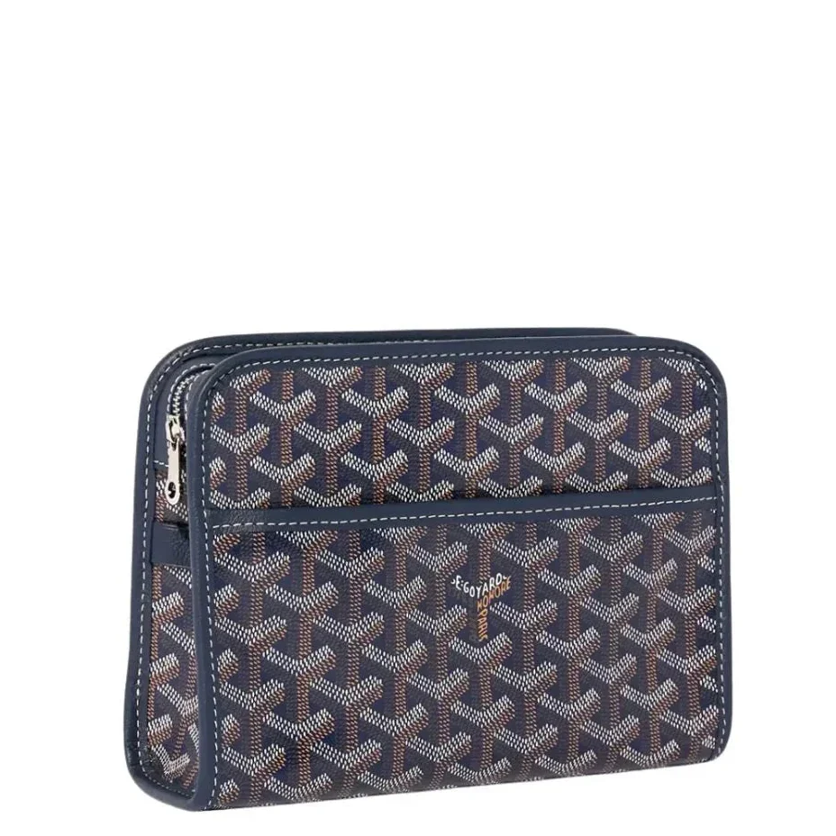GYD Jouvence Toiletry Pouch MM | Goyardine Canvas & Calfskin