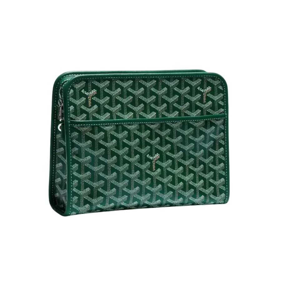 GYD Jouvence Toiletry Pouch MM | Goyardine Canvas & Calfskin