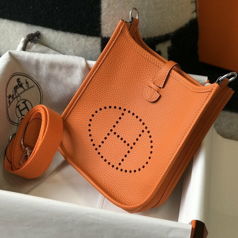 Luxury Handle Bag Orange