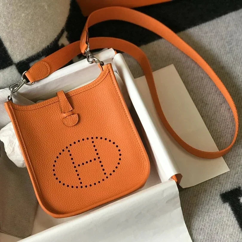 Luxury Handle Bag Orange