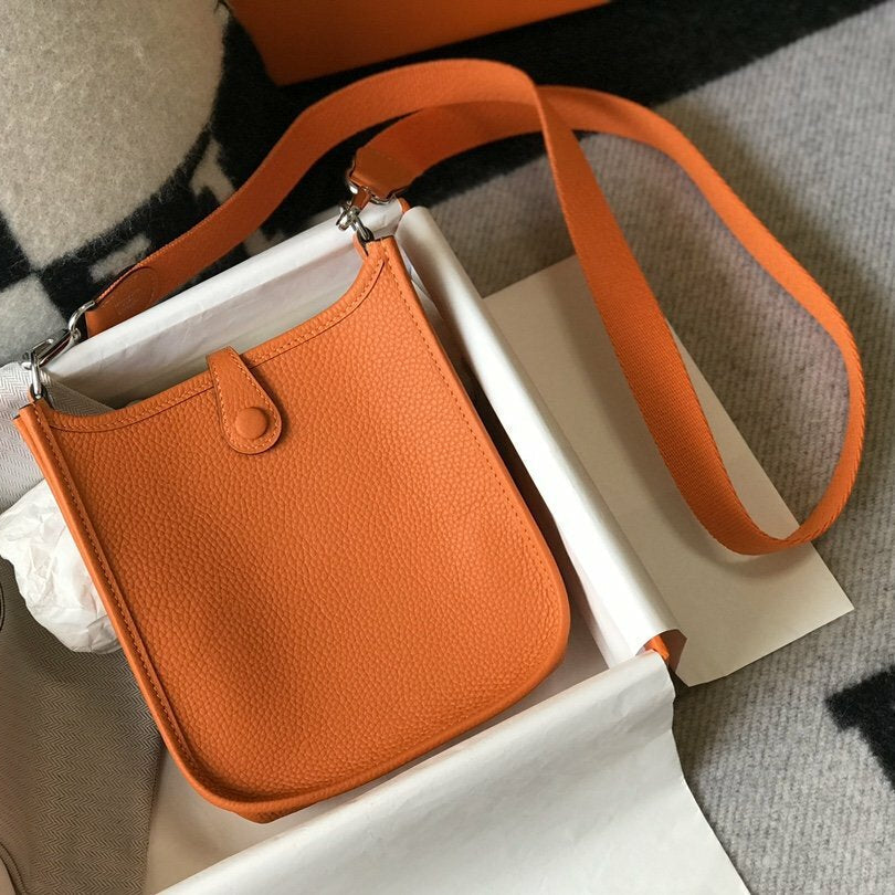 Luxury Handle Bag Orange