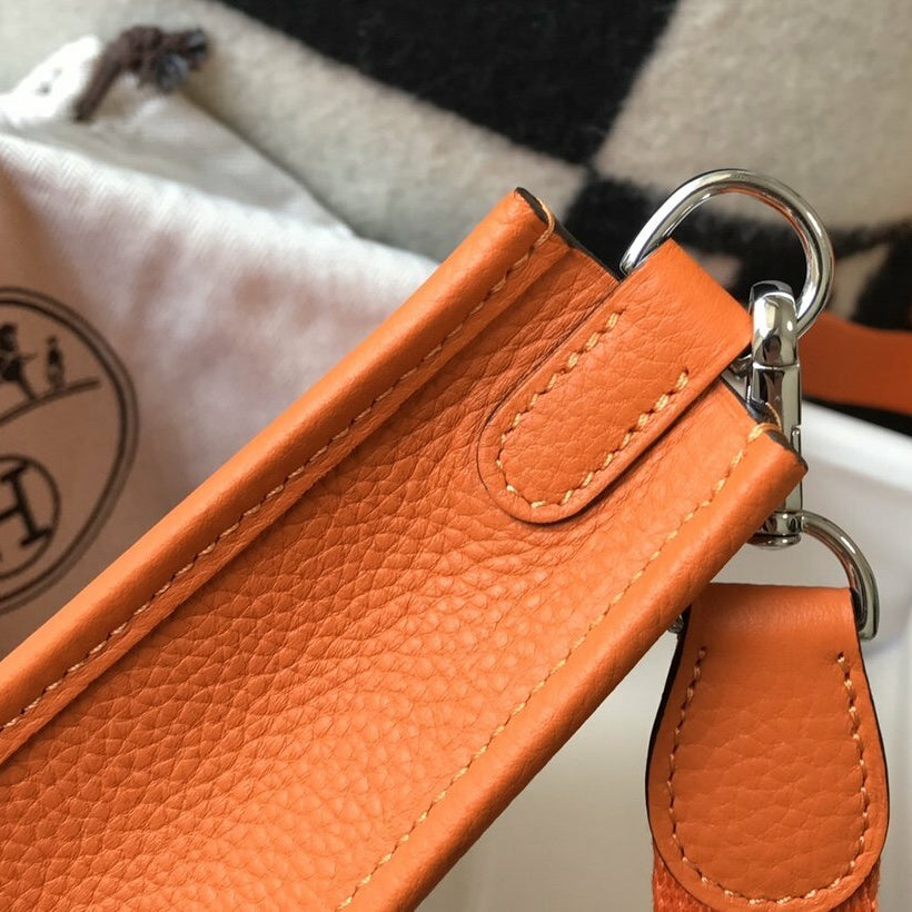 Luxury Handle Bag Orange