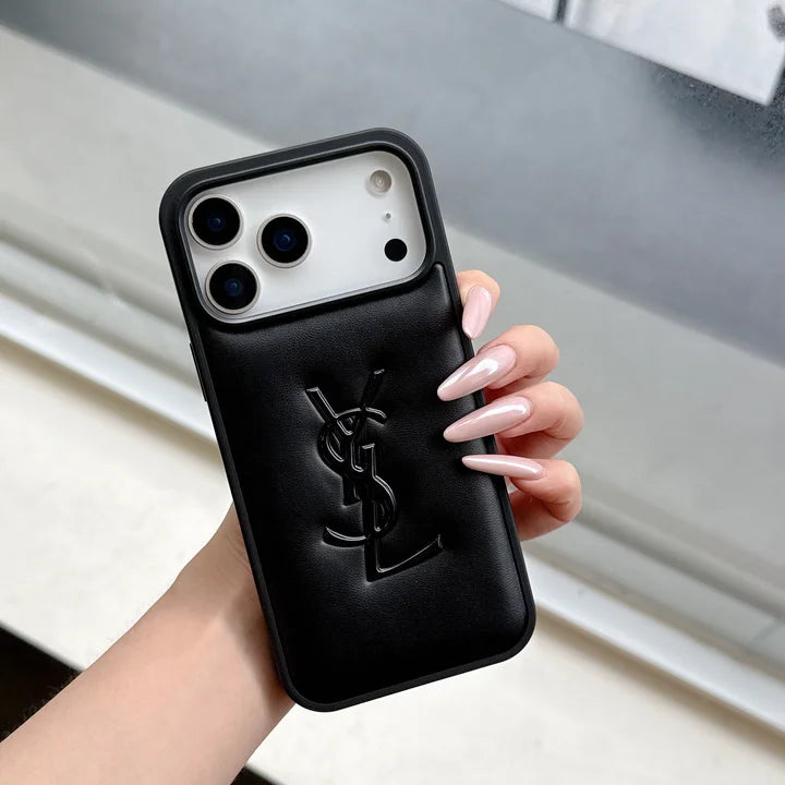 Luxury YSL Phone Case for iPhone 13-18 Pro & Pro Max