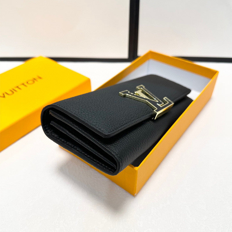Monogram Clasp Long Wallet